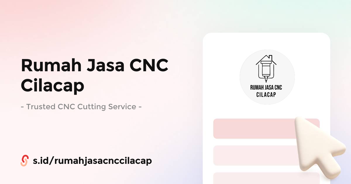 Boundless Creativity: Cilacap CNC Service That Answers Your Home's Beauty